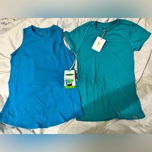 Set of 2! CARILOHA Women’s Active Tank and Crew Tee XS